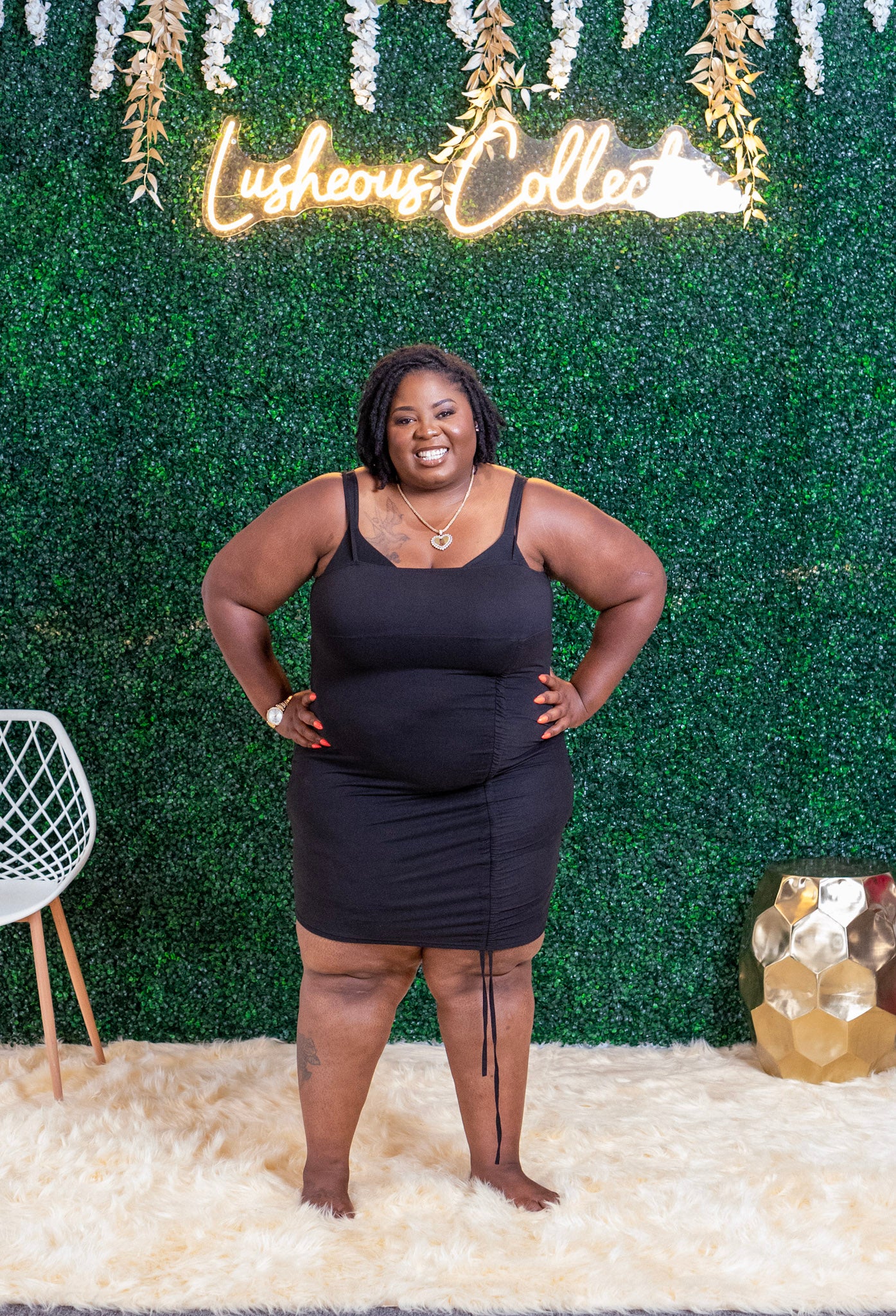 meltthelady gather drawstring mini dress