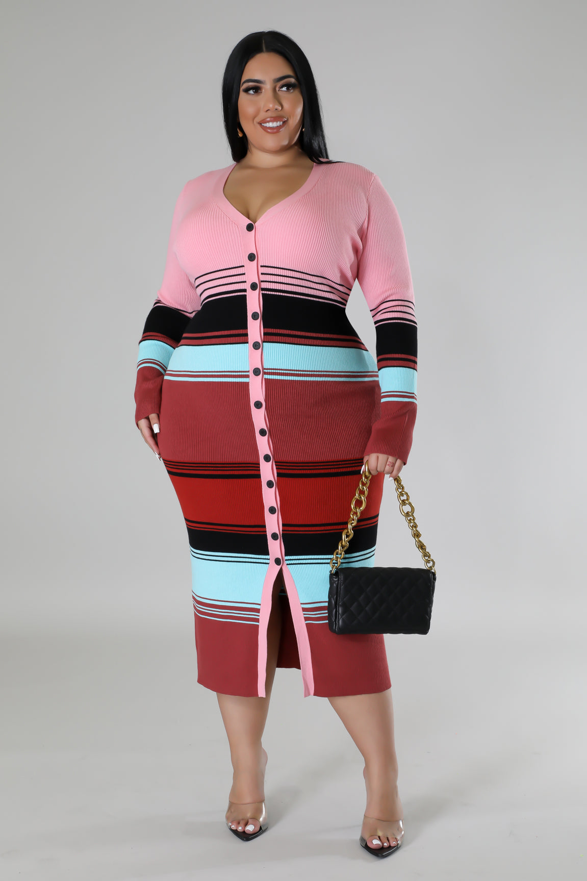 Hot Pink Sweater Dress – Lusheous Collection Inc
