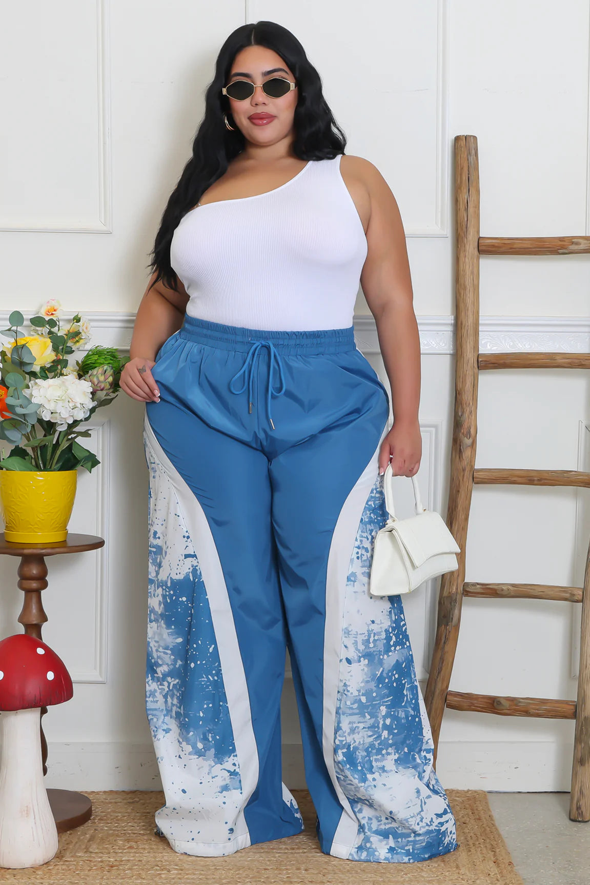 Sky Splash Match Point Pants