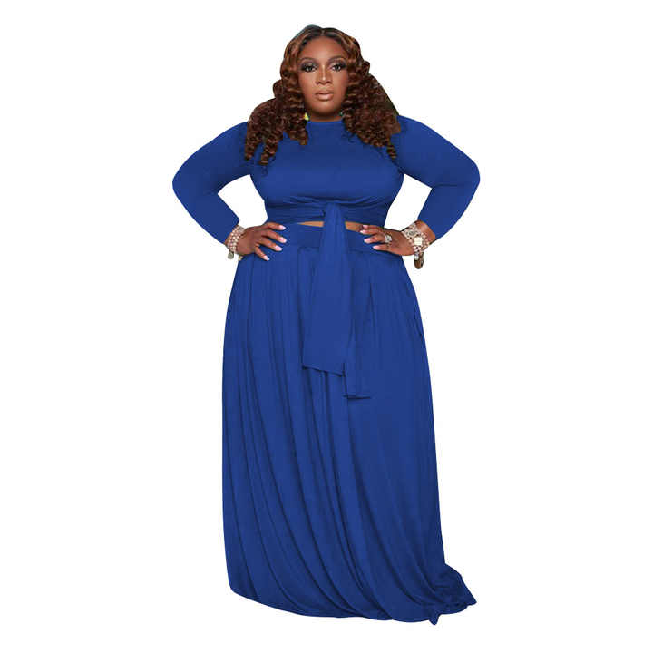 Plus Size Two Piece Skirt Sets